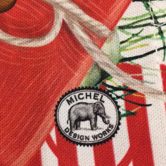 Christmas Holiday Peppermint Designer Kitchen Towel Michel Design Works NWT - Picture 9 of 16